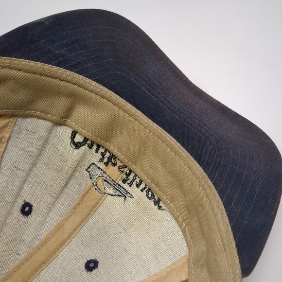 Quiksilver Snapback Hat Brown One Size Adjustable Embroidered Head Trip - Picture 8 of 9